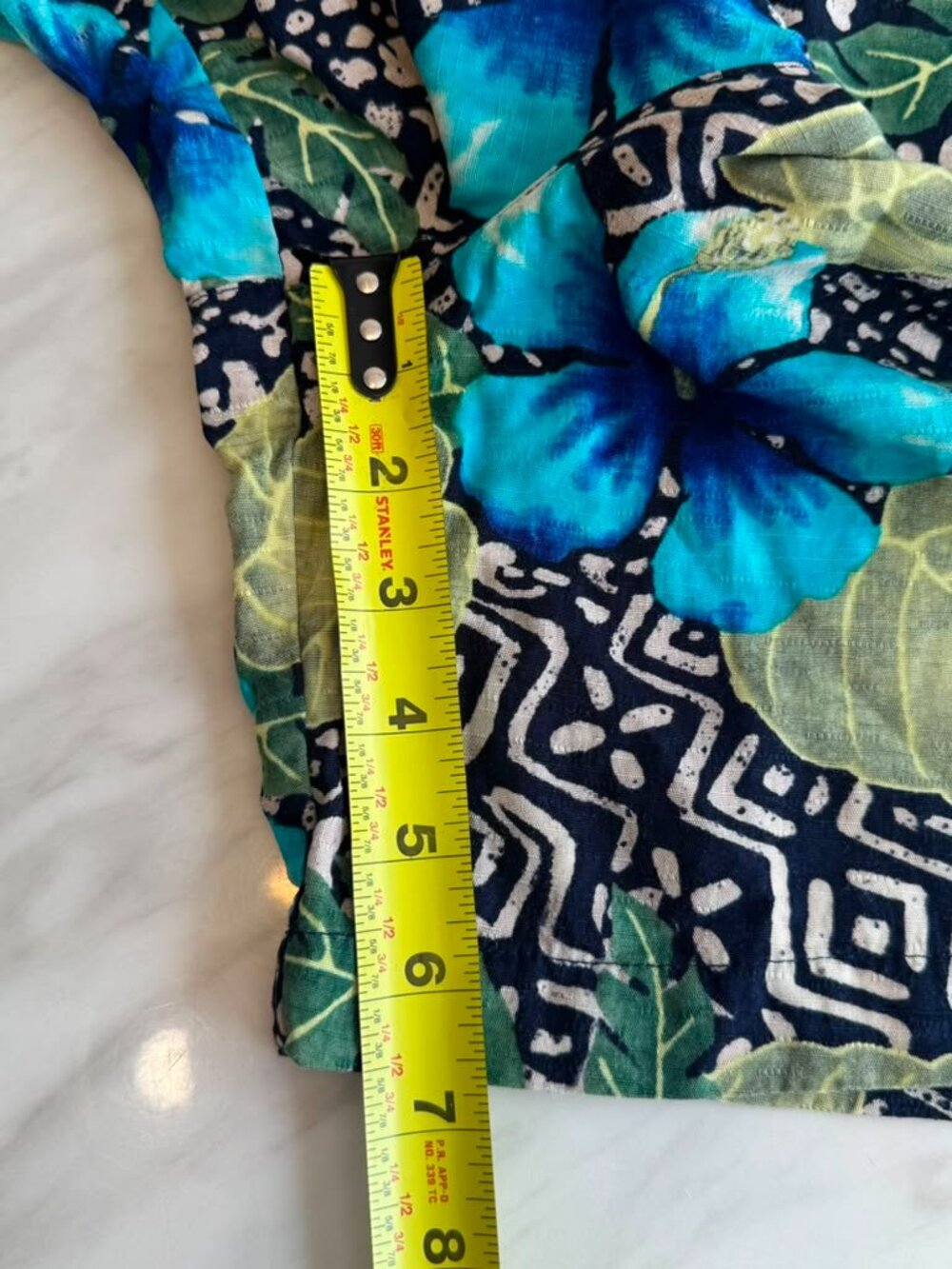 VTG White Stag Floral Tropical Hawaiian 2 Piece Short Set Coastal Resort Beach X - Picture 14 of 16